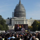 Nation of Islam leader Louis Farrakhan is projected on a screen as he speaks during the “Justice or Else” rally on the National Mall in Washington, D.C., Oct. 10, 2015, to commemorate the 20th anniversary of the Million Man March, which took place Oct. 16, 1995.
Andrew Caballero-Reynolds/AFP/Getty Images